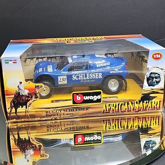 Bburago 2000 Renault Schlesser Rally Car Code #16902 Italy 1/26 With Box - Picture 15 of 16
